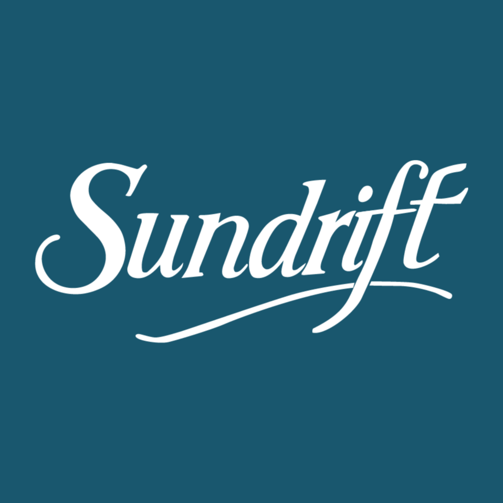 Sundrift Inn logo representing a beachfront hotel on Okaloosa Island in Fort Walton Beach Florida