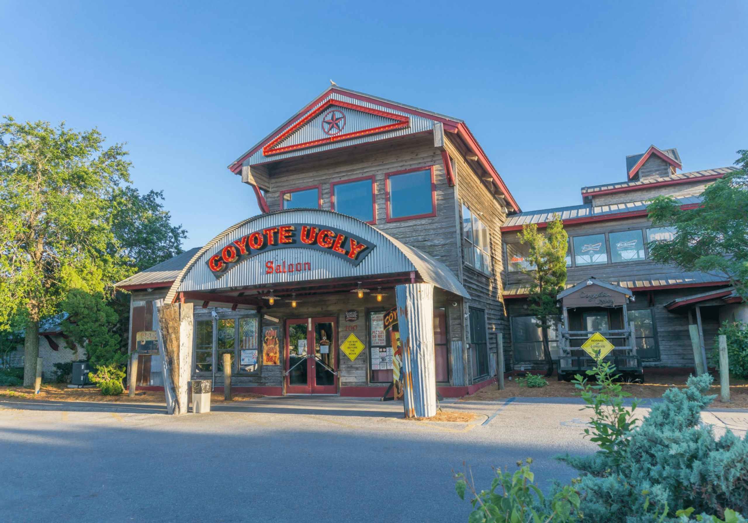 Coyote Ugly Saloon exterior in Destin Florida